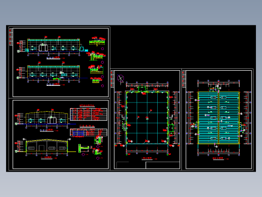 门式刚架小厂房装修图