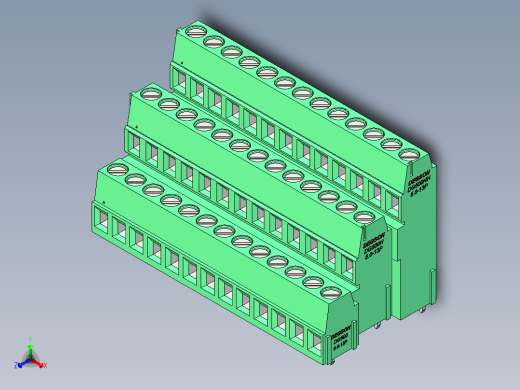 DEGSON DG500 系列 5.05.087.62mm 接线端子-DG500A3-5.0-39P-14-00AH