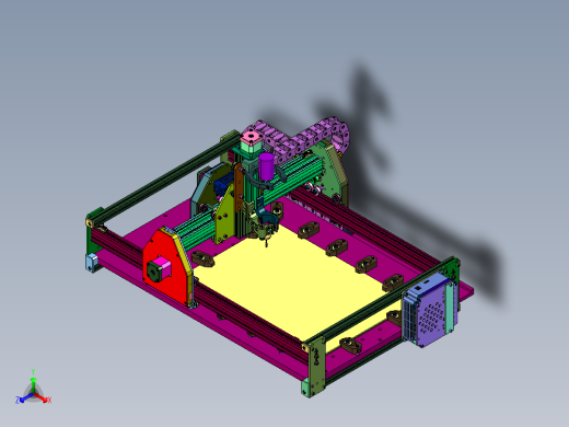 五金属模3D立体数控精雕机