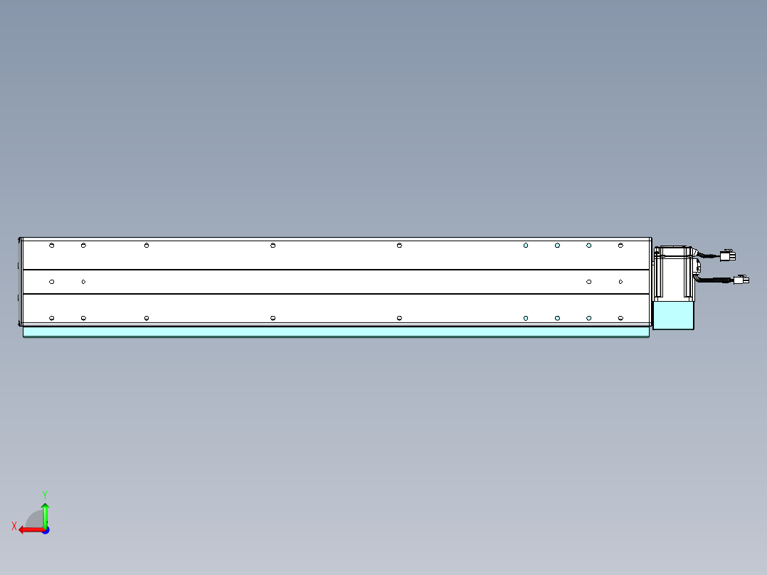 威洛博VBF同步带传动一般环境VBF14-L45-S700-BLD-ZP40-C3后视图