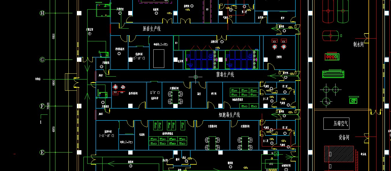XO1-抗病毒疫苗生产线设备毕业设计图纸CAD1158482