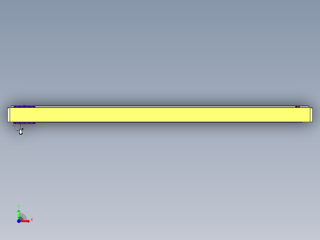 威洛博VL系列直线电机模组-VL14S3-S2650前视图