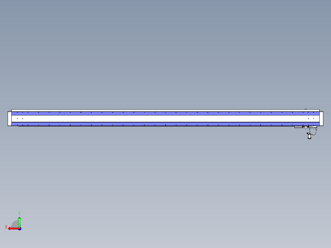 威洛博VL系列直线电机模组-VL14S3-S2650后视图