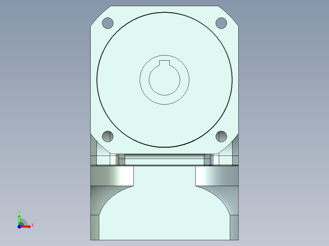 直齿孔ZPLX120-L1 22-110-145-M8.stp前视图