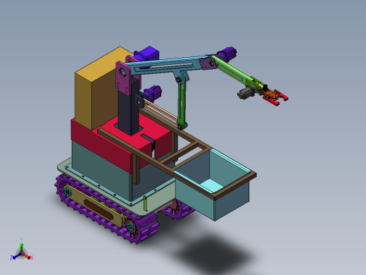 水果采摘机器人sw2016三维+CAD==1095224==200