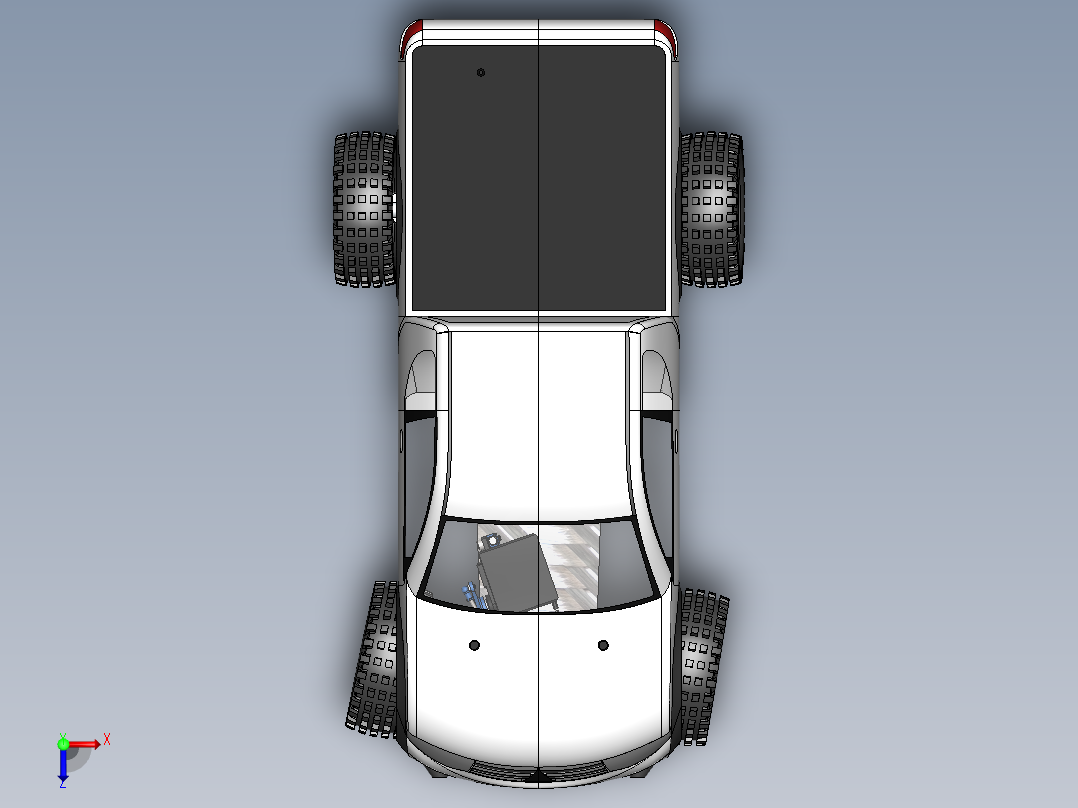 汽车车身 (7)俯视图