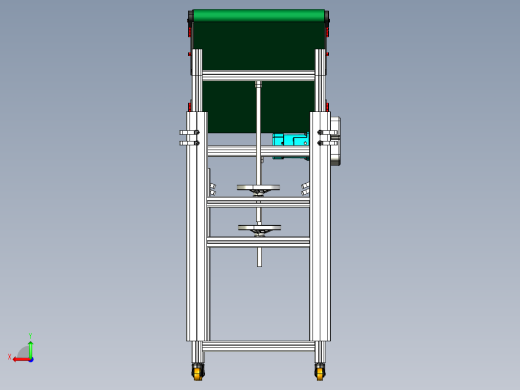 LE-XC4040-平面升降输送线右边驱动后视缩略图