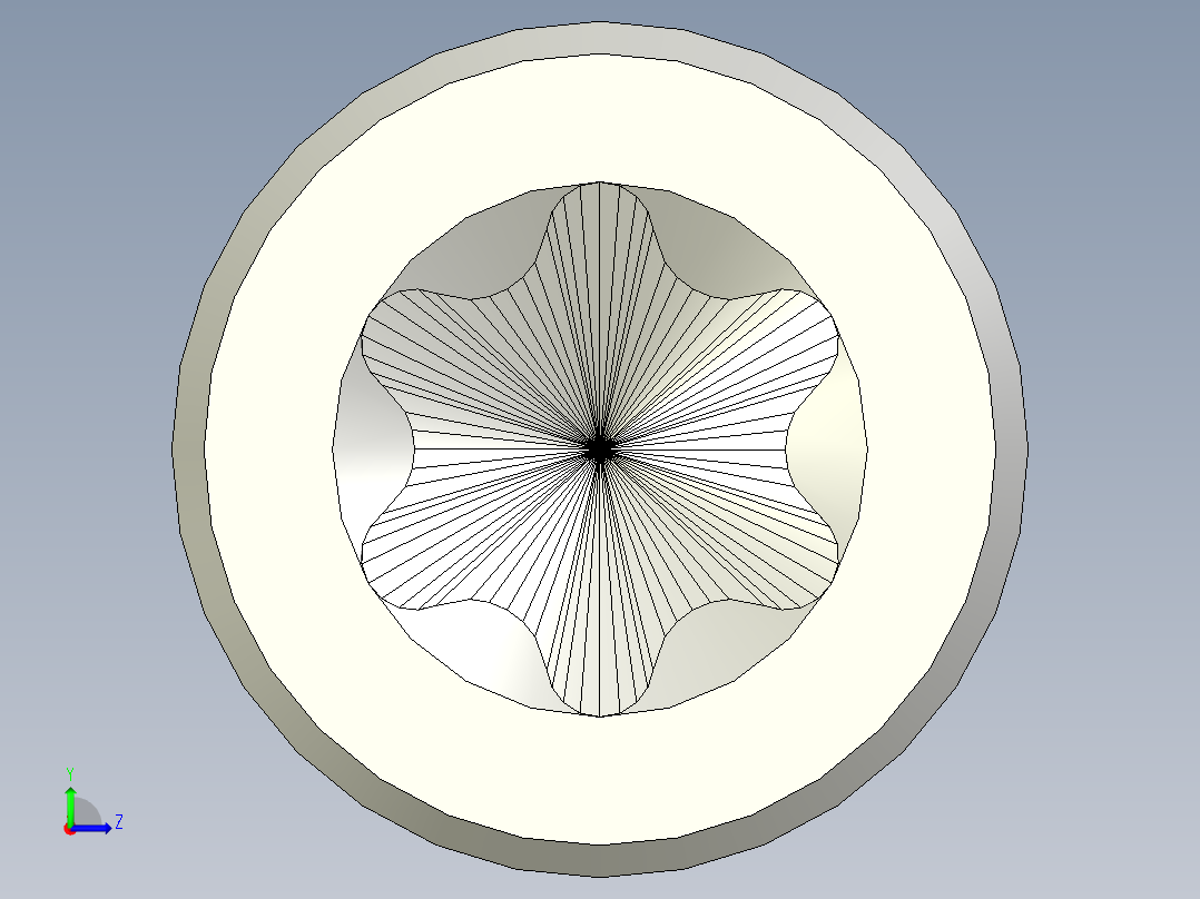 螺钉-Hexalobular_socket_screw-M12-80-20-10-16-10-C0.6.stp左视图