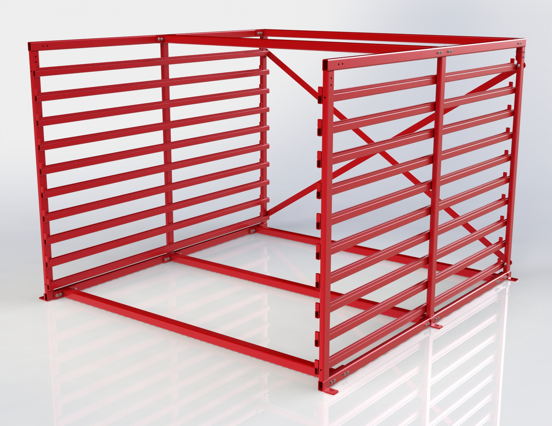 带轴承金属框架