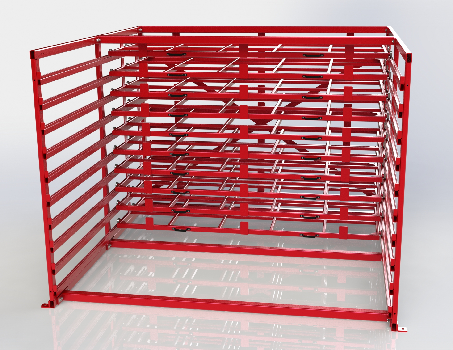 带轴承金属框架