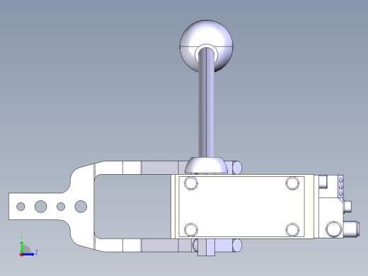 德克斯TUNKERS气缸数模MK50_1_A10左视缩略图