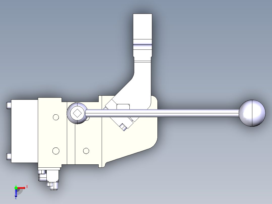 德克斯TUNKERS气缸数模MK50_1_A10俯视图