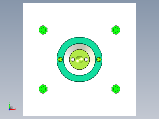 蓝牙耳机外壳注塑模具设计【三维UG】前视缩略图
