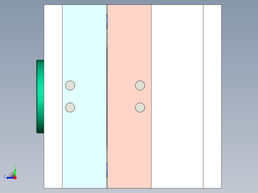 蓝牙耳机外壳注塑模具设计【三维UG】右视缩略图