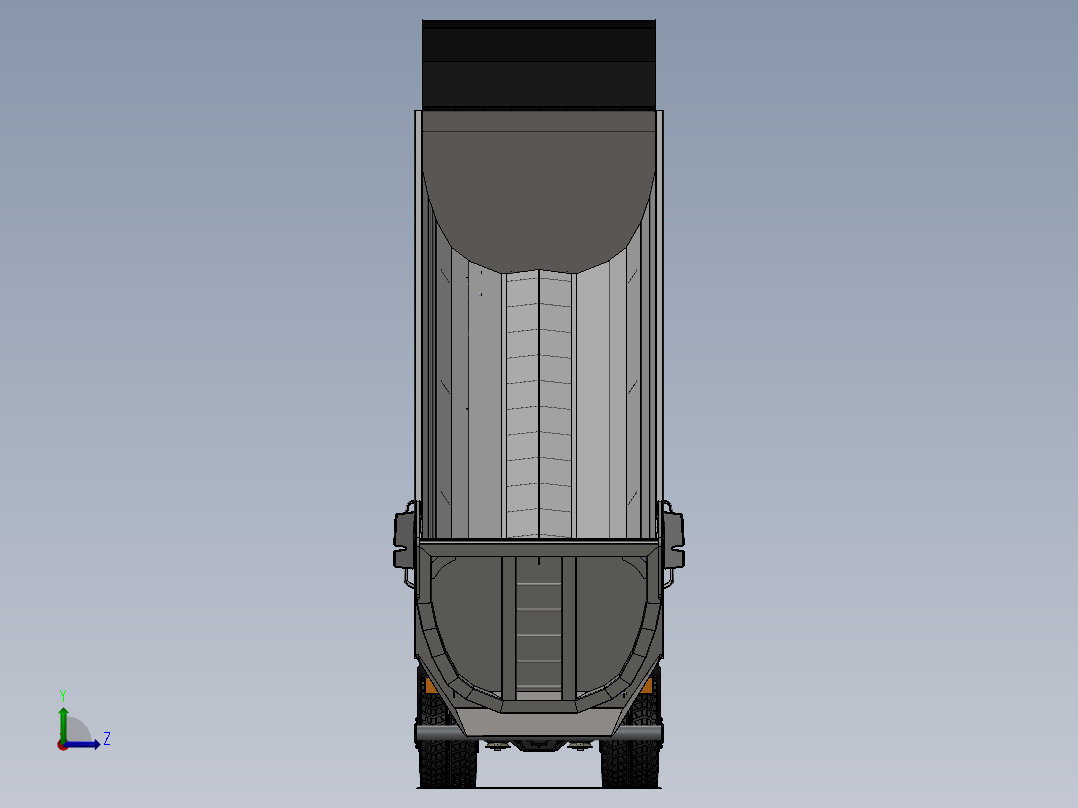 挂车拖车damper-trailer SW左视图