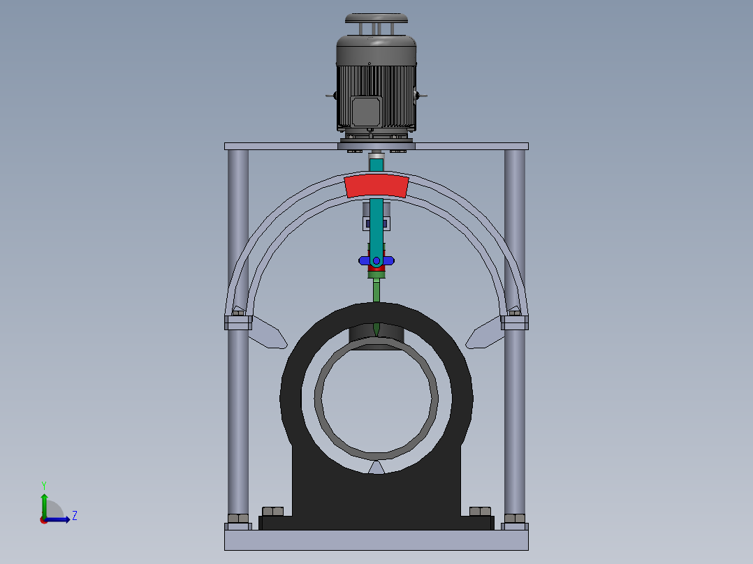 相贯线焊接机sw12可编辑左视图