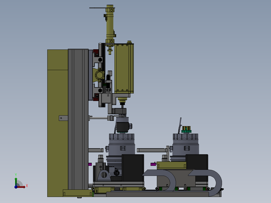 汽车大盖组装拧紧检测sw20可编辑前视图