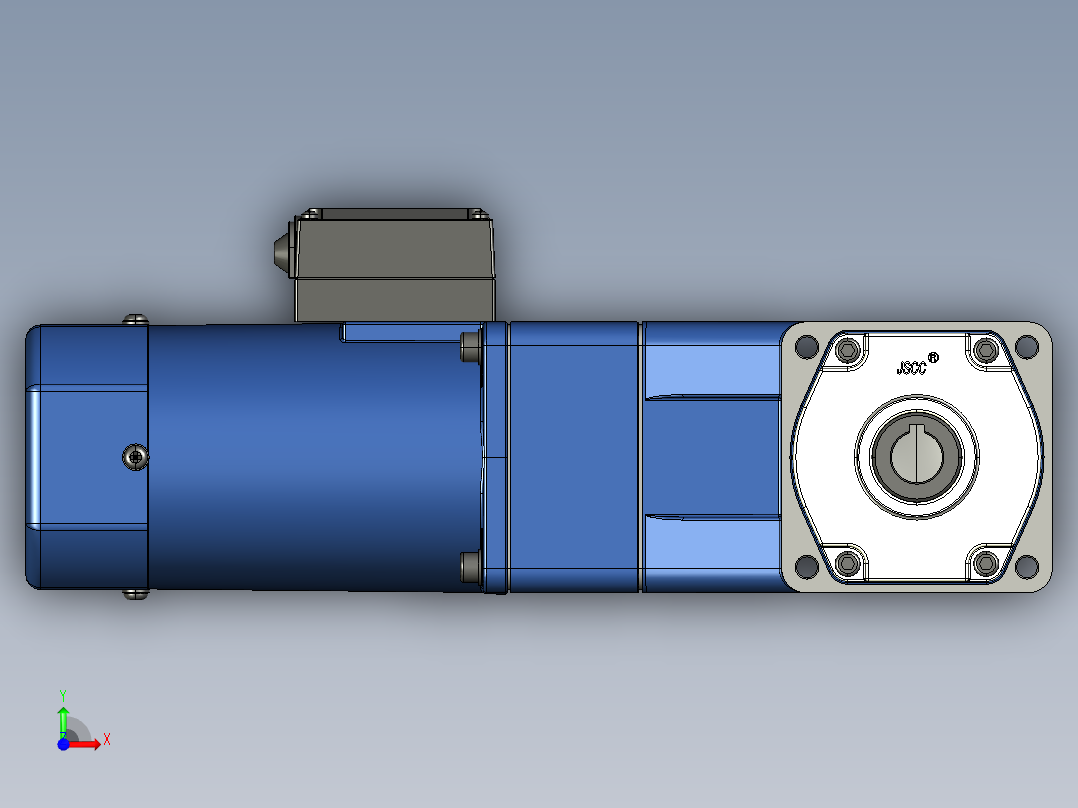 YT系列调速电机-120yt03-1800前视图