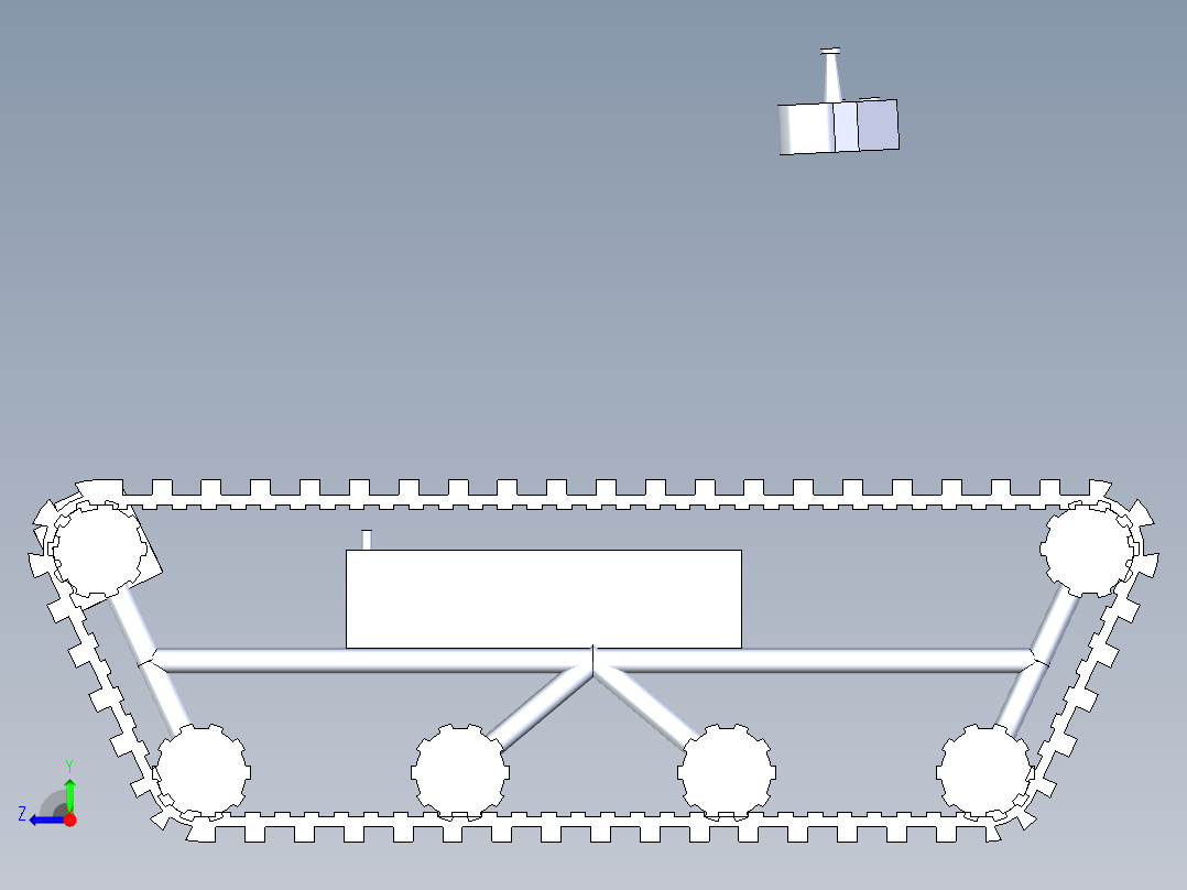 B3003374-楼梯轮椅右视图