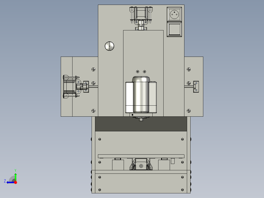 数控铣床3右视图