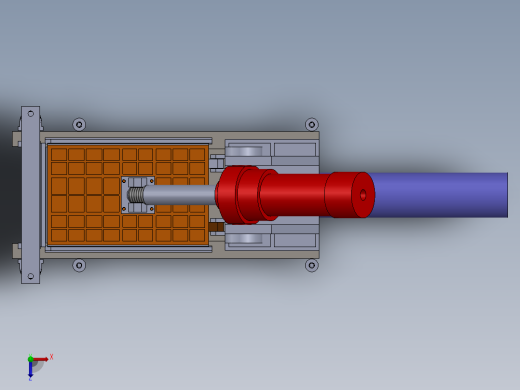 液压操作废铁压机俯视缩略图