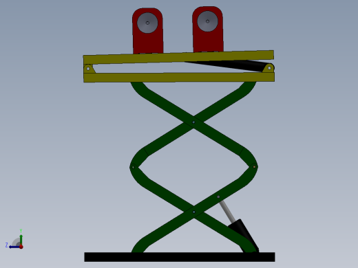 剪叉式升降机 、可翻转式汽车举升机右视缩略图