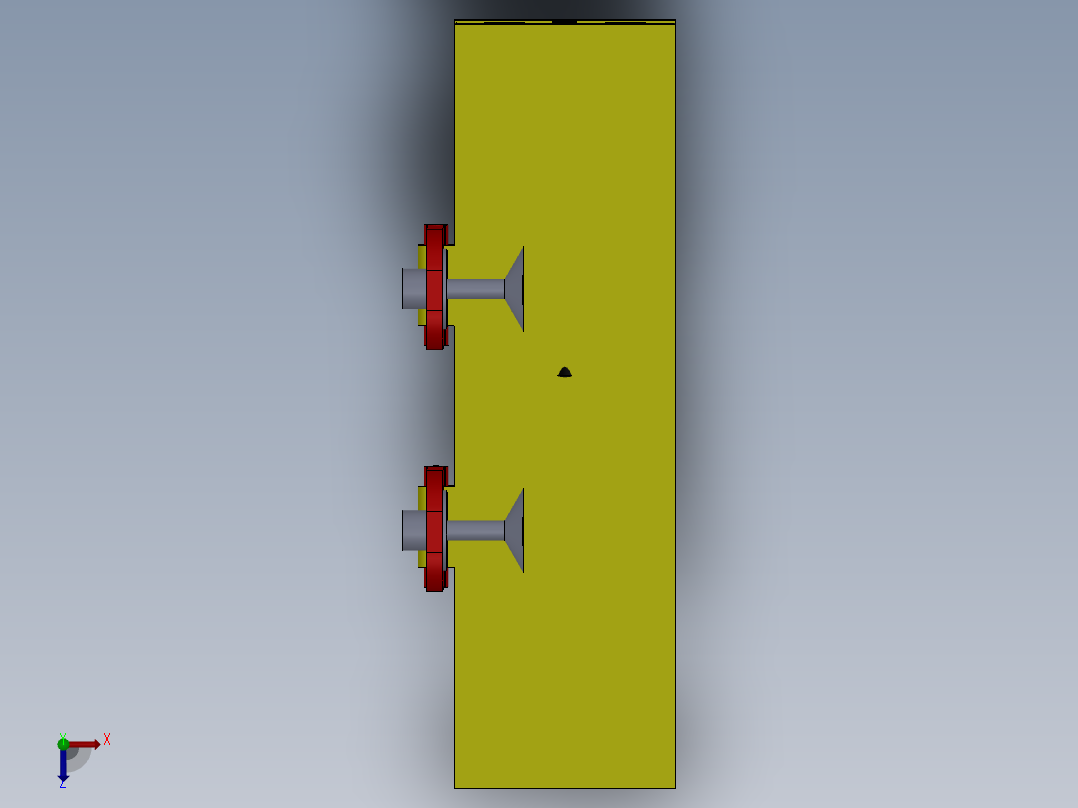 剪叉式升降机 、可翻转式汽车举升机俯视图