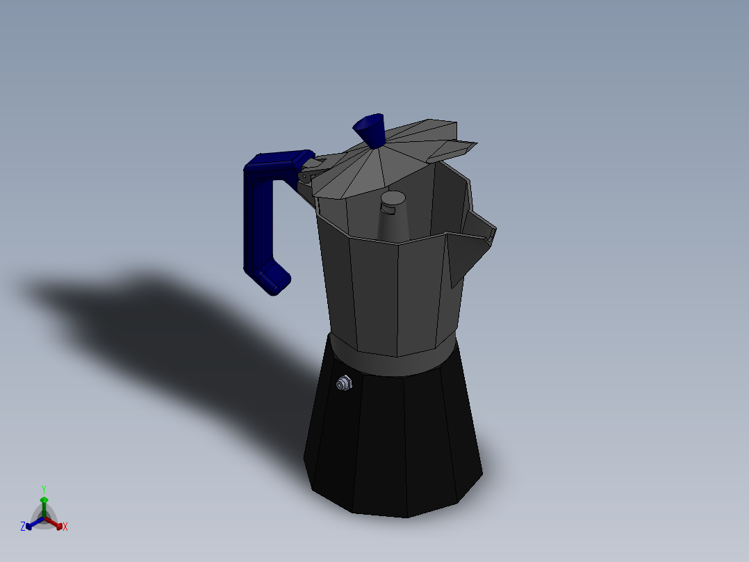 咖啡机(15)正等轴测图