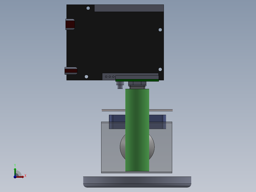 原始拉曼光谱仪前视图