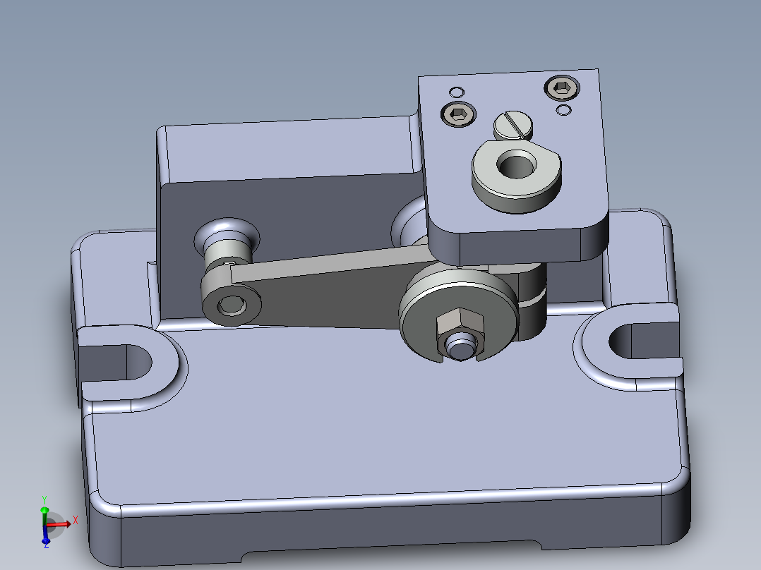 控制机构臂钻夹具装配--1357661--30