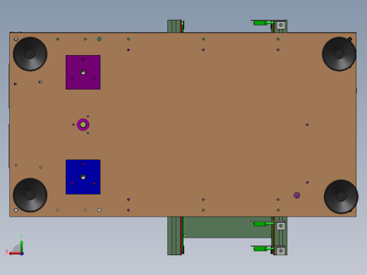 升降机丝杆输送带提升机3D图纸 solidworks设计后视缩略图