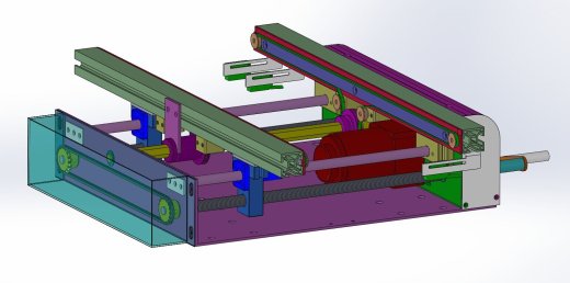 升降机丝杆输送带提升机3D图纸 solidworks设计缩略图