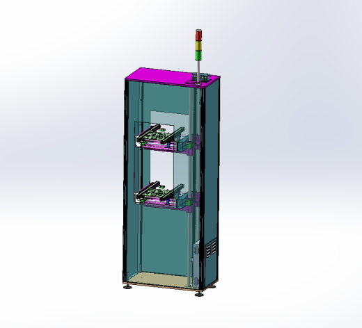 升降机丝杆输送带提升机3D图纸 solidworks设计缩略图