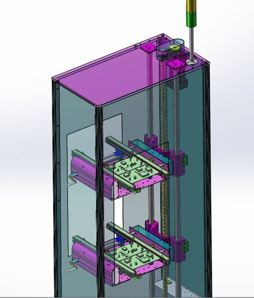 升降机丝杆输送带提升机3D图纸 solidworks设计缩略图