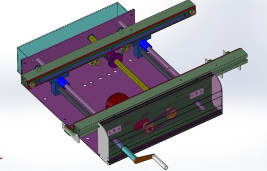 升降机丝杆输送带提升机3D图纸 solidworks设计缩略图