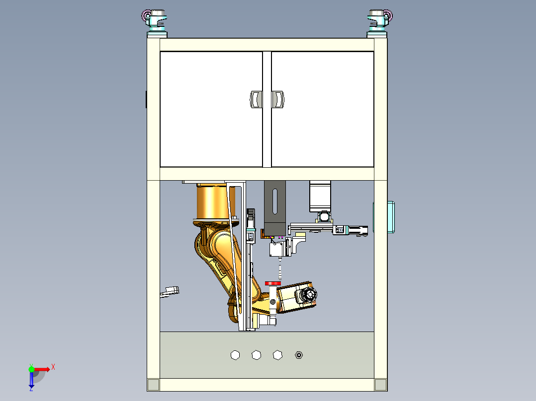 触摸板外观及尺寸检测机俯视图