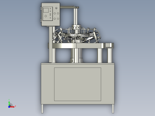 自动上料涂胶贴标设备前视缩略图