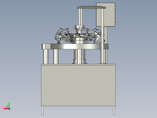 自动上料涂胶贴标设备后视缩略图