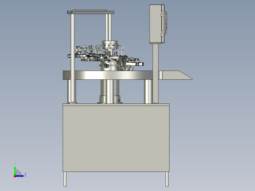 自动上料涂胶贴标设备左视缩略图
