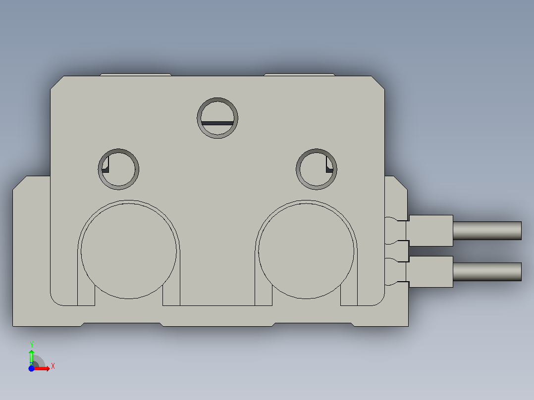MXQ16-20-M9PV气动滑台前视图