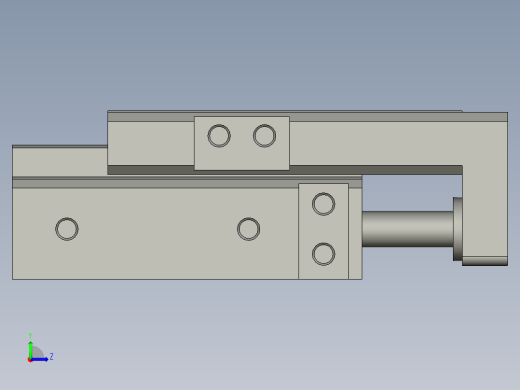 MXQ16-20-M9PV气动滑台左视缩略图