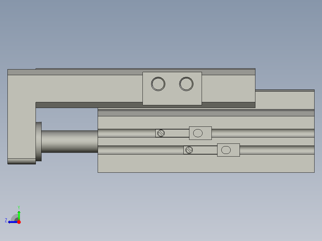 MXQ16-20-M9PV气动滑台右视图