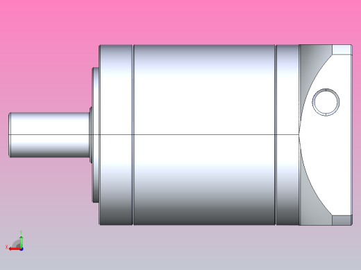 精密行星减速器60ZDWF二级外形图400T2后视缩略图
