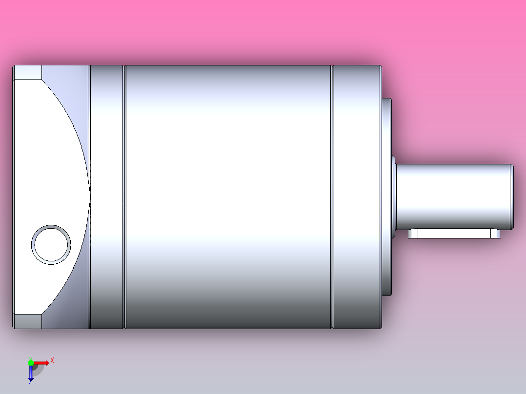 精密行星减速器60ZDWF二级外形图400T2俯视图