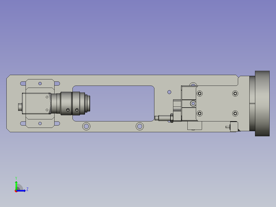 A2CCD检测总成左视图