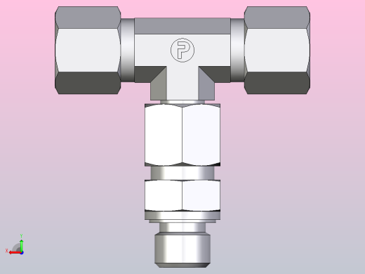 组装式可调旋转分支三通ET08SMEDCF后视缩略图