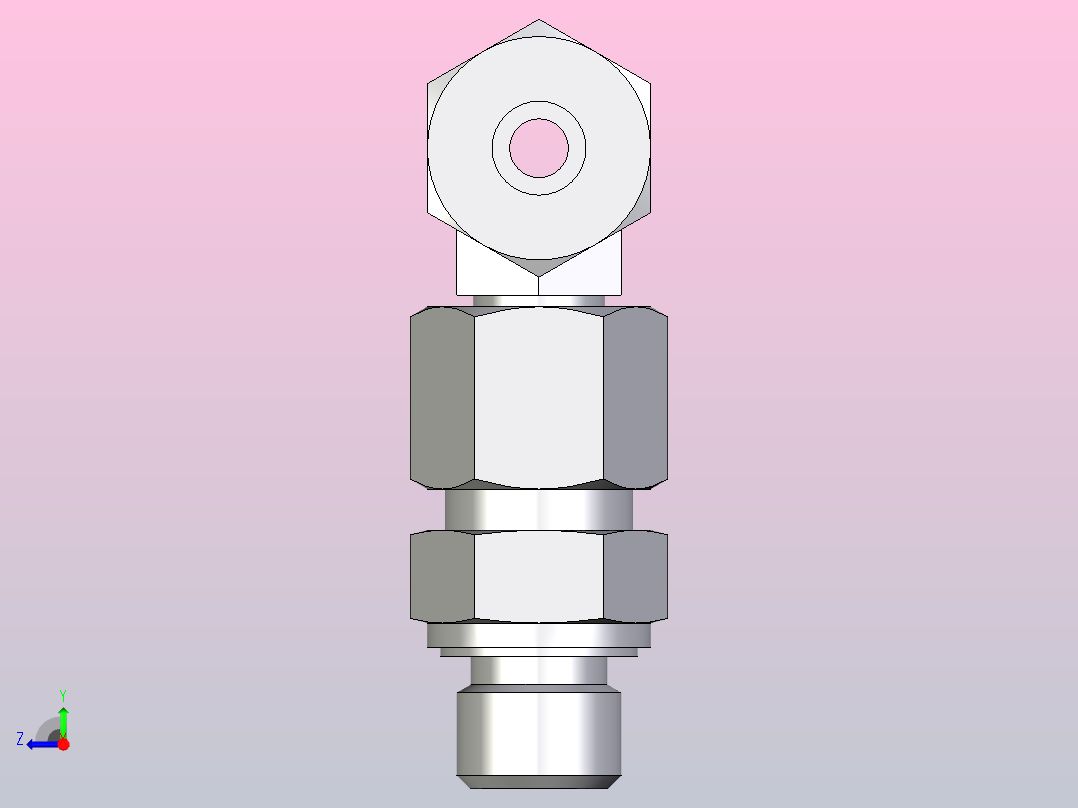 组装式可调旋转分支三通ET08SMEDCF右视图