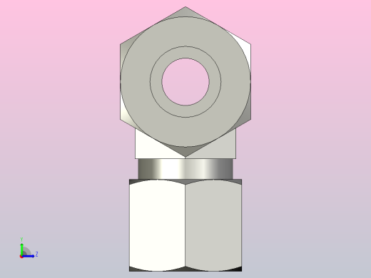 EO管接头三通异径管TR12 10 10L71.stp左视缩略图