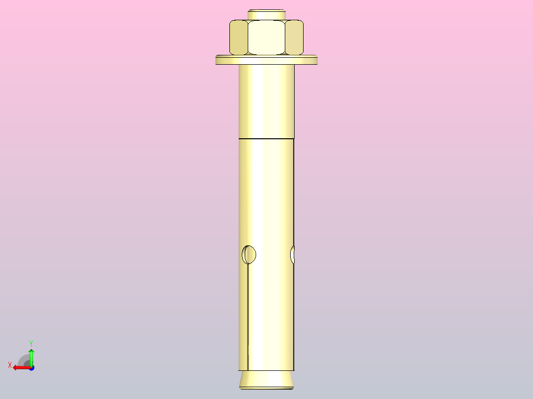 膨胀螺栓12 x 80mm毫米后视图