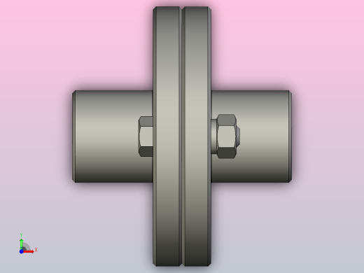 刚性法兰联轴器前视缩略图